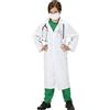 W WIDMANN MILANO Party Fashion - costume da medico per bambini, camice da medico, camice da laboratorio, costumi in maschera