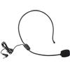 Wakects Microfono a condensatore Microfono cablato montato sulla testa da 3,5 mm per altoparlante amplificatore vocale