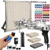 Aisny Pistola Per Trapuntatura, Kit Tufting Set Trapuntatura Pistole Tappeti Con Telaio In Lega Alluminio 27,5 X 27,5'' Taglierina Tappeti Pelo Tagliato E Pelo Ad Anello 40 Rotoli Filato Con Panni Tufting
