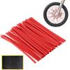 KARELLS Copriraggi per Moto, Copri Raggi Cerchioni Bici Universali, 72 Pezzi Copri Raggi per Moto e Bici, Spoke Skins Motociclo, Copriraggi Motocross, Copriraggi Moto, Raggi Skins, Rosso