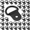QWORK® 30 Pzs D Anello di Ancoraggio, Diametro Interno: 20 mm, per Sicurezza dei Carichi in Auto Camion Barche e Rimorchi