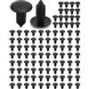 QWORK® 100 Pezzi Auto Trim Clips Rivetti di Fissaggio in Plastica per Auto, Diametro Vite 8mm