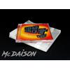 McDAISON 100 BUSTE CD DVD per custodie JEWEL CASE RICHIUDIBILI fascetta adesiva