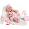 JC TOYS - Bambola La Newborn appena nata da 38 cm è in vinile morbido, vestiti e
