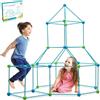 DDYX2020 140 PCS Kit di costruzione del forte per bambini Gioco Costruzioni Castelli Tend