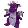 GIPSY TOYS - drago sonoro 20 cm viola - peluche per bambini - disponibile in 6 d