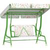 VivaGarden Dondolo per Bambini 2 Posti con Cinture di Sicurezza Verde R5180GN VivaGarden