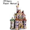 Building Block Castello De La Bella e La Bestia 43263 Set Costruzione - 2916 Pezzi