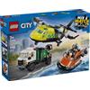 LEGO City 60505 Remix aereo, camion di servizio e hovercraft
