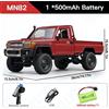 MN MODEL Auto Telecomandata Jeep 1:12 RC 4WD Land Cruiser Fari Led Off Road 3 Colori