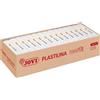 Does not apply PLASTILINA, Pasta Da Modellare a Base Vegetale, 15 X 350 Grammi, Colore Bianco,