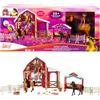 Mattel Spirit - Playset Grande Stalla dei Cavalli con Bambola Lucky, Cavallo Spirit con