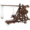 YAQUMW Il MINI Contrappeso Trabucco Europa Medievale Assedio Carro Catapulta Arm
