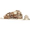 UGEARS V-Express Treno a vapore con tender - Regalo per la festa del papà Puzzle