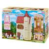 Epoca Sylvanian Families Red Roof House con ascensore Calico Critters Epoca Gatto G...