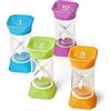 hand2mind Learning Resources Pacchetto di Clessidre Giganti, Clessidre da 1, 2, 5 e 10 min