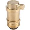 Akozon Valvola Sfogo Aria, Akozon Valvola Sfiato Automatica in Ottone DN25 G1 per Scarico Pressione Riscaldatore Solare