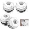 QWORK® 4 pezzi tappi per valvole sfiato radiatore, 1/2 vite di sfiato del radiatore