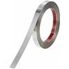 QWORK® 5 m x 1 cm modanatura adesiva, profilo da parete in acciaio inox spazzolato, per la decorazione della casa