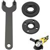 yimeizhiguang Kit di 3 dadi per smerigliatrice angolare, set di dadi di bloccaggio in metallo 5/8-11, parti di ricambio per smerigliatrice compatibile con smerigliatrici angolari Dewalt, Milwaukee, Bosch, Ryobi