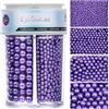 Miss doozy Perle Commestibili Viola per Decorazioni (130g) - Perle di Zucchero in 4 Misure per Torte, Cupcake, Biscotti & Altro - Ideali per Matrimoni, Compleanni, Natale e Halloween, Pearl Sprinkles