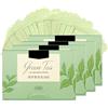 Elitecran 400 Fogli Assorbenti per Olio per Viso, Naturale Carta Assorbente Olio, Carte per il Controllo Dell'olio per Cura Della Pelle Grassa, Olio Blotting Paper Set per Donne Uomo (Tè Verde)