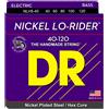 DR NLH5-40 Nickel Lo-Rider Light 040/120 Muta 5 Corde per Basso Elettrico 040...
