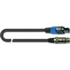 Quik Lok Cavo per Casse Passive Speakon / XLR F 15mt Cavo per Speaker Passivi...