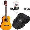 EKO CS5 Pack con Borsa e Accessori Chitarra Classica 3/4 da Studio Bambini
