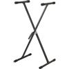 MUSICALSTORE2005 Kit Supporto per Tastiera e Panchetta Regolabile Kit Accessori per Tastiera e...