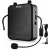 Giecy Amplificatore vocale portatile con microfono cuffia 30W Batteria ricaricab