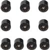 Eurowagens 10PCS Presa Tubolare 9Pin Test Saver Per 6DJ8 12AX7 ECC83 12AU7 ECC82