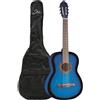 EKO CS-10 Blue Burst con Borsa Chitarra Classica 4/4 da Studio Principianti