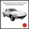 De Agostini DeAgostini Mazda Cosmo Sport 1/8 Kit Completo Set Completo 100 Numeri MAZDA J...