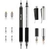 ELZO Pennino Capacitivo Stilo Penna 3 in 1, Fine Point Stylus Pen 2 Pezzi, Penna per Tablet Universale Compatibile al 100% con Tablet/Touch Screen/iPhone/iPad/Samsung/Lenovo/Xiaomi/Blackview