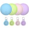 CASCHO Air Tracker Tag-4 Pezzi, Smart Tag Compatibile con Apple Find My (Solo IOS), Bluetooth Localizzatore per Portafogli, Chiavi, Zaini, Bagagli, 100dB Bip, Batteria Sostituibile, IP68 impermeabile