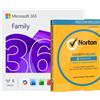 Microsoft 365 Family + Norton Security Deluxe | 1 anno