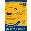 Norton 360 Deluxe Versione per studenti | 5 dispositivi | Abbonamento annuale una tantum | 50 GB di archiviazione Cloud