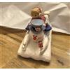 Enesco Jim Shore Frosty The Snowman Fastest Belly Whopper Del Mondo Figura Da Slittino