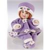Marie Osmond Pansy Blossom Tiny Tot Bambola In Porcellana