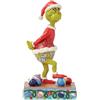 Enesco Dr.Seuss Grinch By Jim Riva Babbo Natale Stepping On Ornamenti Figurina