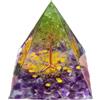 Eurowagens 50mm Cristalli Orgone Pyramid Energia Generatore Naturale Peridoto Reiki