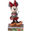 Enesco Disney Traditions By Jim Riva Minnie Mouse IN Natale Maglione Figurina