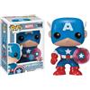 Funko Pop Captain America Con Scudo Fotonico Vinyl Bobblehead 75° Anniversario
