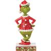 Enesco Dr.Seuss Grinch By Jim Riva Babbo Natale IN Piedi Con Hands Su Fianchi
