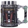 NEMESIS NOW Boccale Tankard licenza ufficiale Lord of the Rings della compagnia dell'anello