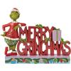 Enesco Dr.Seuss Grinch By Jim Riva Babbo Natale Merry Grinchmas Word Figurina