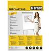 Bi-Office FL014001 Blocco Per Lavagna di Carta A1, Bianca, 40 Fogli per Blocco,