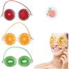 BNOYONERAS 3 Pezzi Maschera Occhi Gel Freddo, Maschera Ghiaccio Occhi con Ghiaccio Gel Riutilizzabile, Impacchi Gel Riutilizzabili Fredde e Calde, Cuscinetti Caldo Freddo per Occhi Gonfi, Stanchi, Emicrania