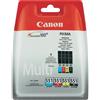 Canon 6509B008 CLI-551 cartuccia d'inchiostro Originale multipack Nero, Ciano, Magenta, Giallo 1.290 copie